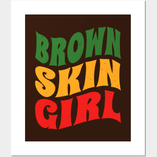 Brown Skin Girl Posters and Art